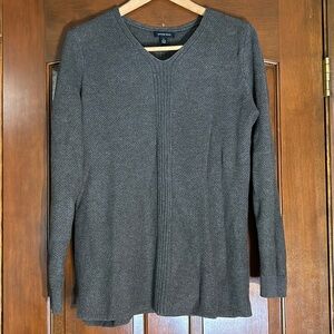 Lands'End Gray Sweater Size L
